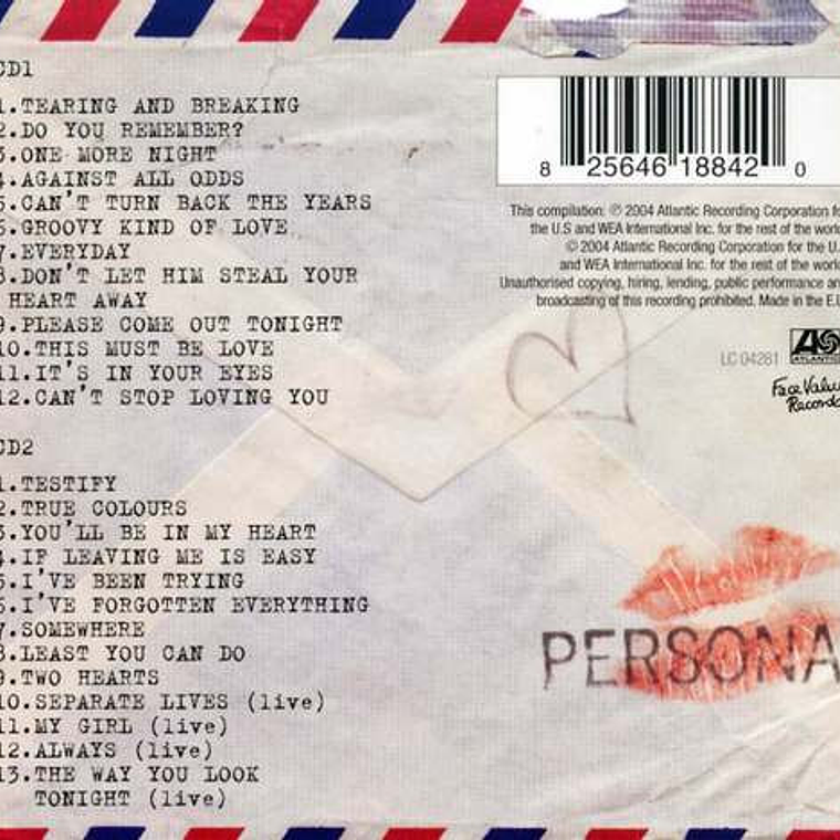 Phil Collins - Love Songs (A Compilation... Old And New) (2xCD, Comp) 2