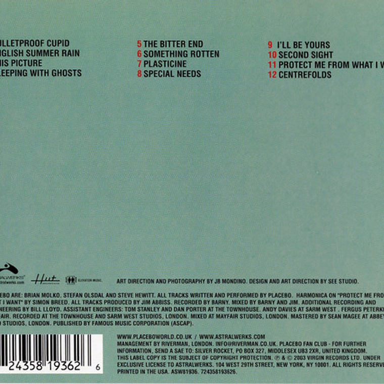 Placebo - Sleeping With Ghosts 2