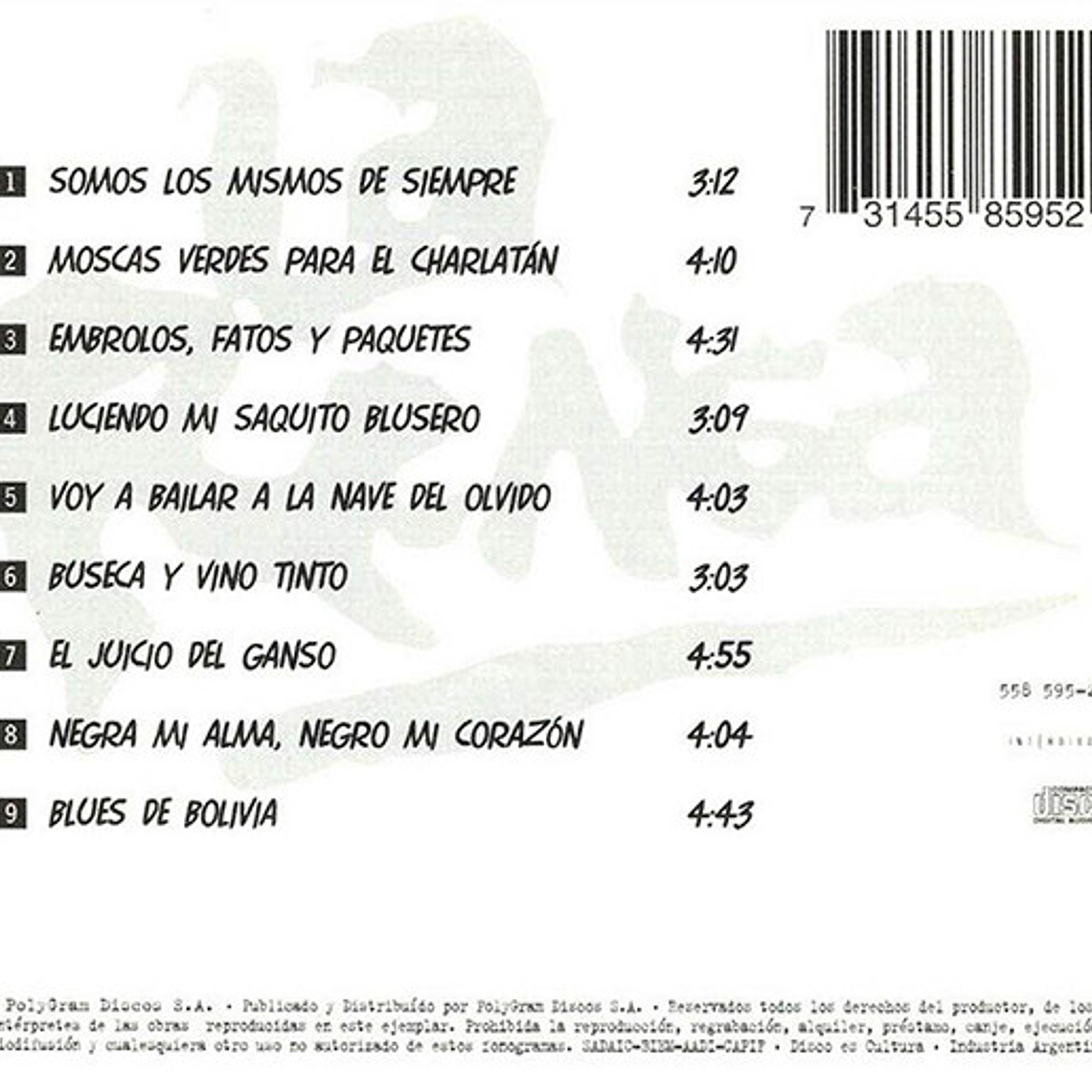 La Renga - Esquivando Charcos 2