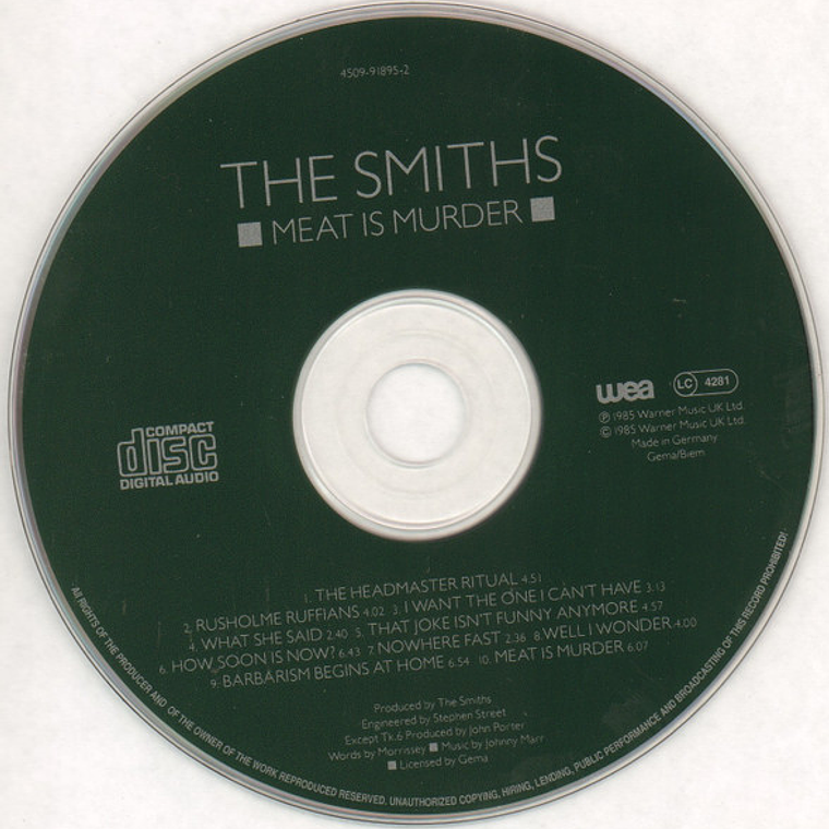 The Smiths - Meat Is Murder 3