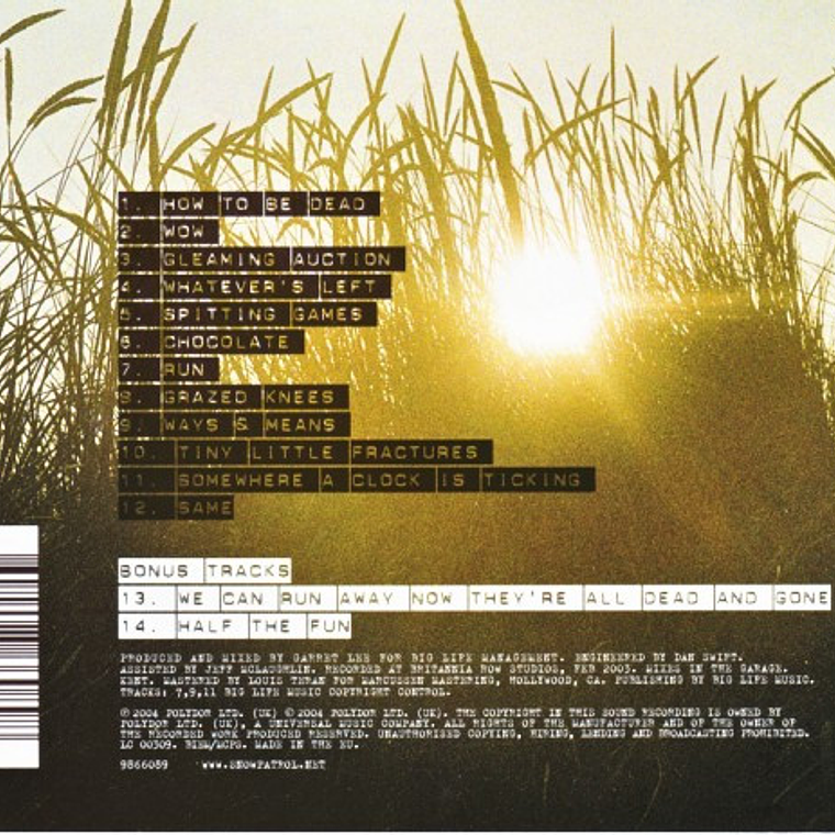 Snow Patrol - Final Straw 2