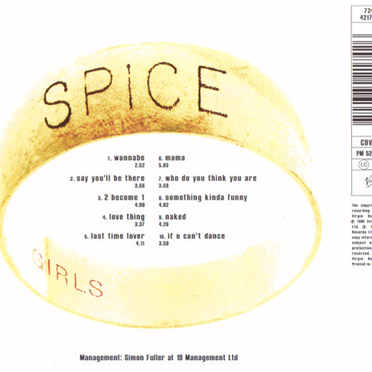 Spice Girls - Spice (CD, Album) 2