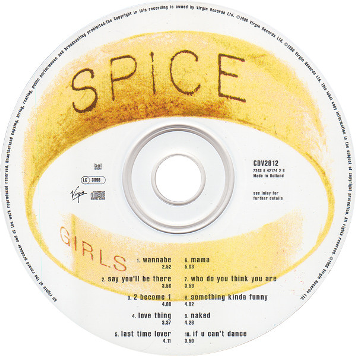 Spice Girls - Spice (CD, Album) 3