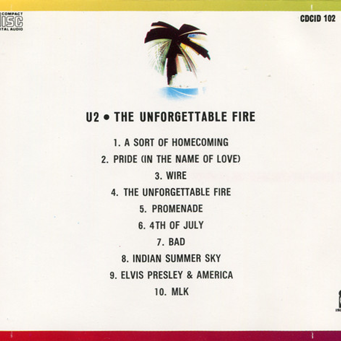 U2 - The Unforgettable Fire 2