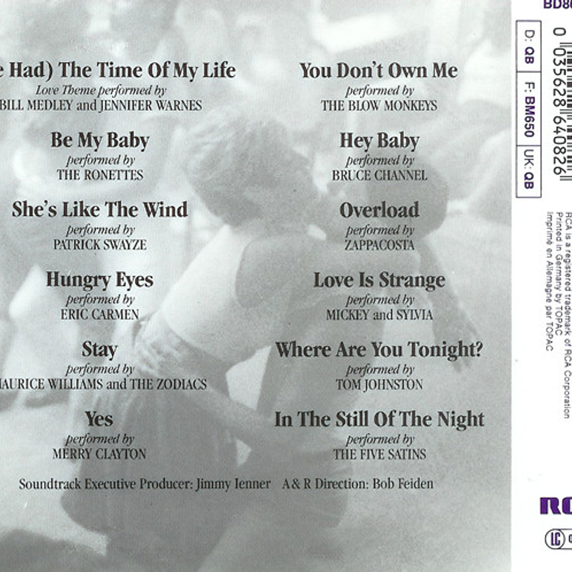 Various - Dirty Dancing (Original Soundtrack From The Vestron Motion Picture) 2