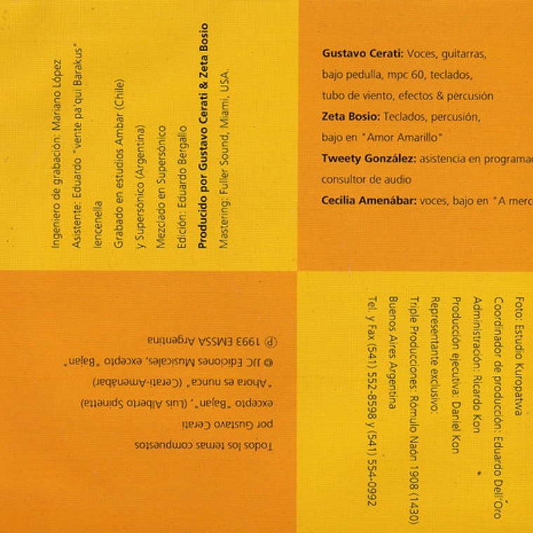 Gustavo Cerati - Amor Amarillo 3