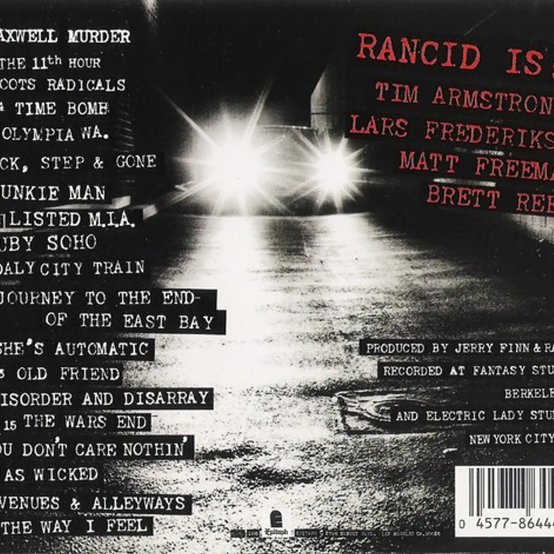 Rancid - ...And Out Come The Wolves 2