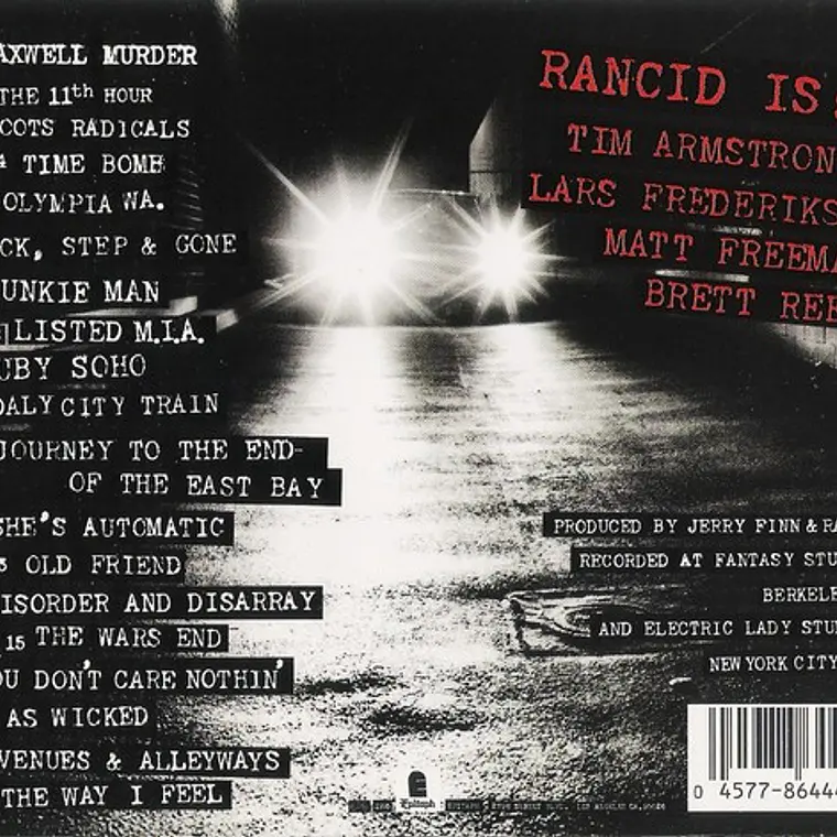 Rancid - ...And Out Come The Wolves 2
