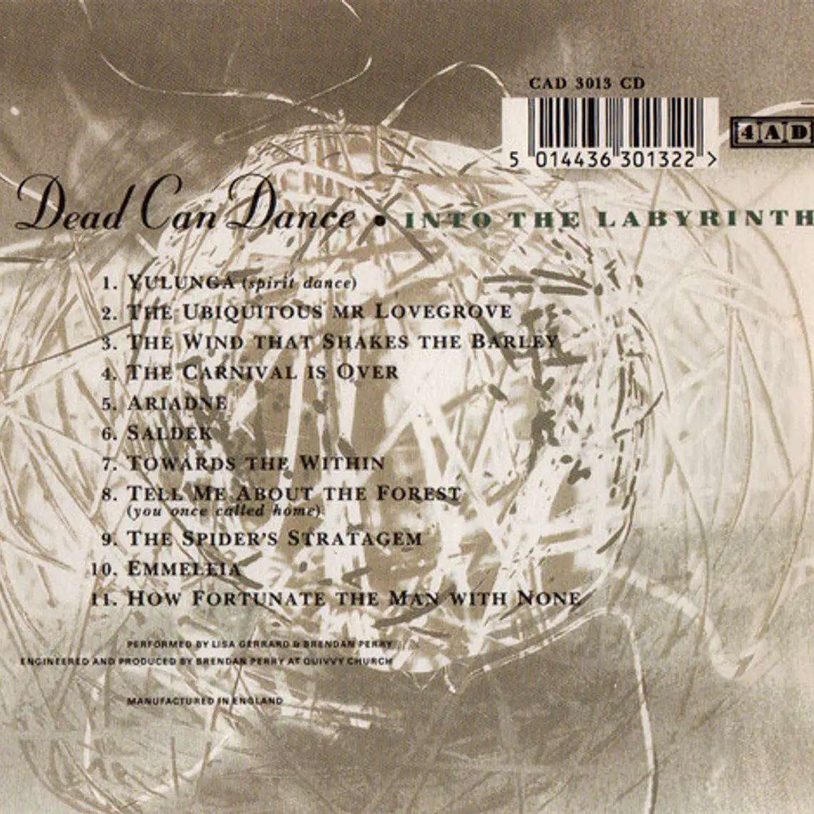Dead Can Dance - Into The Labyrinth 2