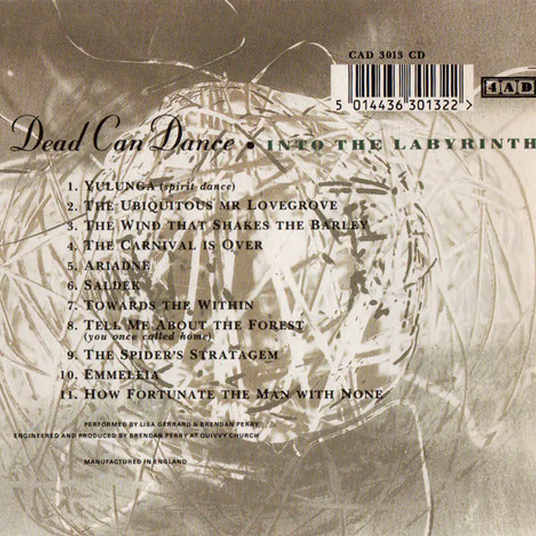 Dead Can Dance - Into The Labyrinth 2