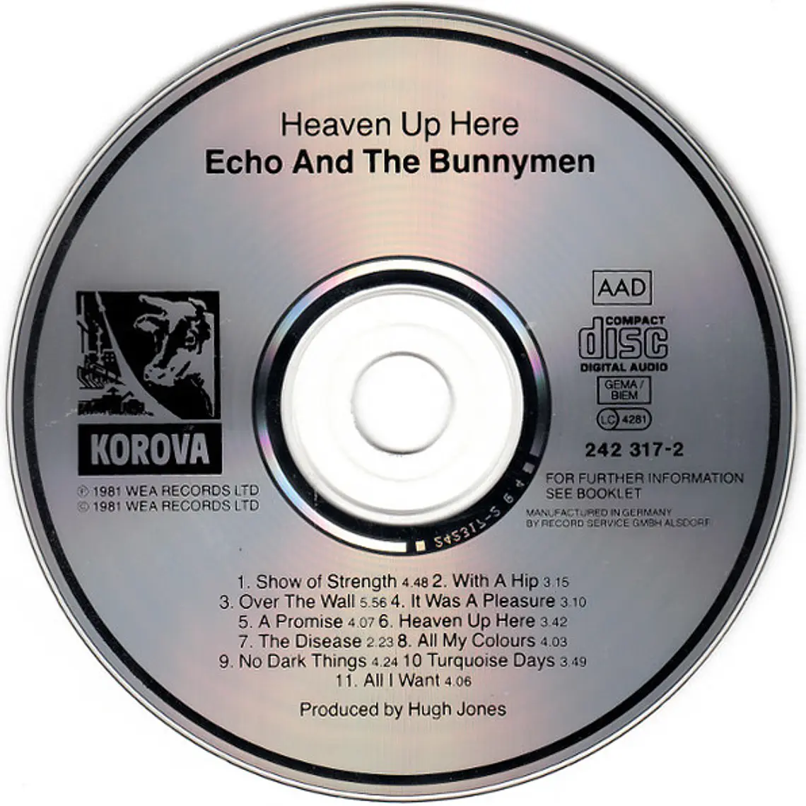 Echo And The Bunnymen - Heaven Up Here 3