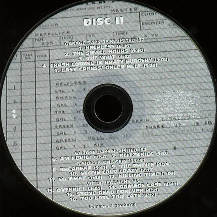 Metallica - Garage Inc. 4