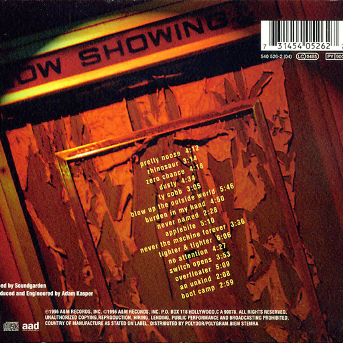 Soundgarden - Down On The Upside 2