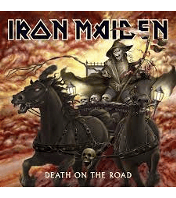 IRON MAIDEN       DEATH  ON THE ROAD        2  VINILOS