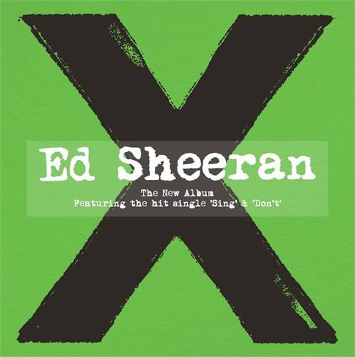 ED  SHEERAN  --------- X