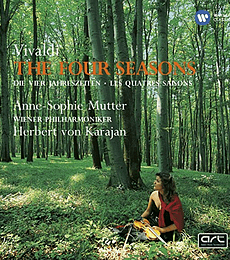 VIVALDI -- THE FOUR SEASONS   ANNE SOPHIE MUTTER --VINILO