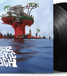 GORILLAZ - PLASTIC BEACH - 2  VINILOS