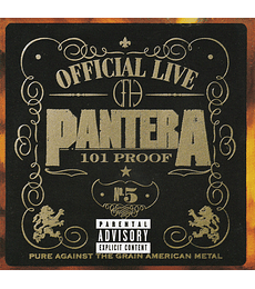 PANTERA --- OFFICIAL LIVE: 101 PROOF --- CD