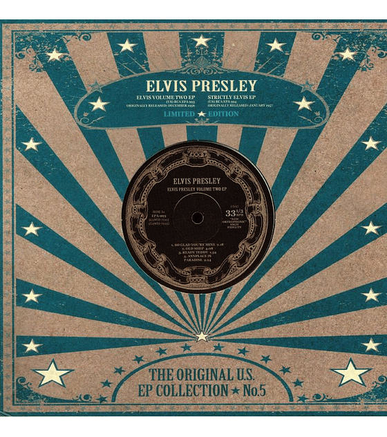 ELVIS PRESLEY ----- THE ORIGINAL US EP COLLECTION 5 
