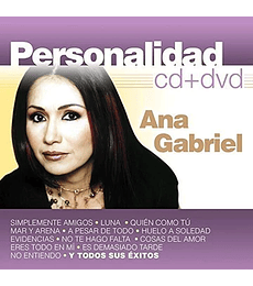 ANA GABRIEL ---- PERSONALIDAD (CD + DVD) 