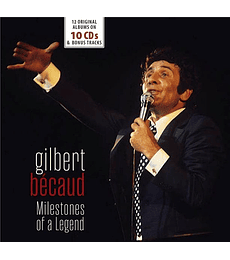  GILBERT BÉCAUD --- MILESTONES OF A LEGEND (10 CD)  --- CD