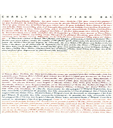 CHARLY GARCIA ----- PIANO BAR --- CD
