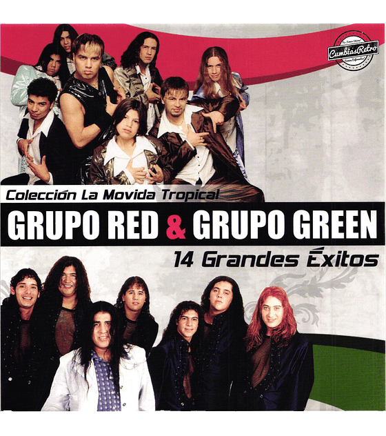GRUPO RED / GRUPO GREEN ---- 14 GRANDES EXITOS --- CD