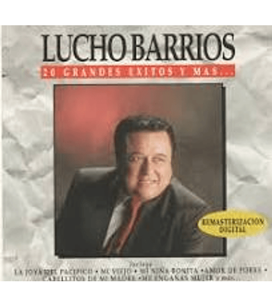  LUCHO BARRIOS –------------ 20 GRANDES EXITOS Y MAS   CD