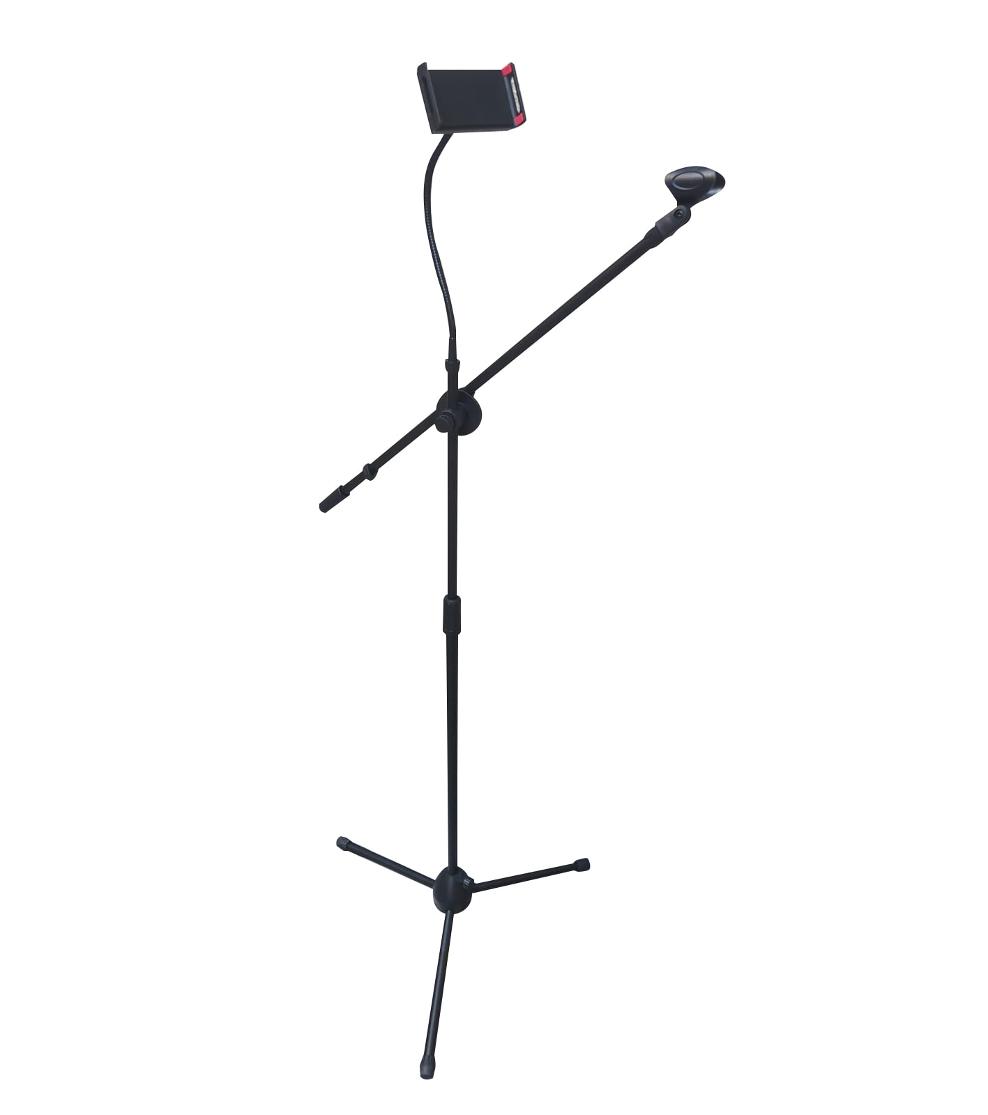 ATRIL DE MICROFONO CON SOPORTE DE TABLET