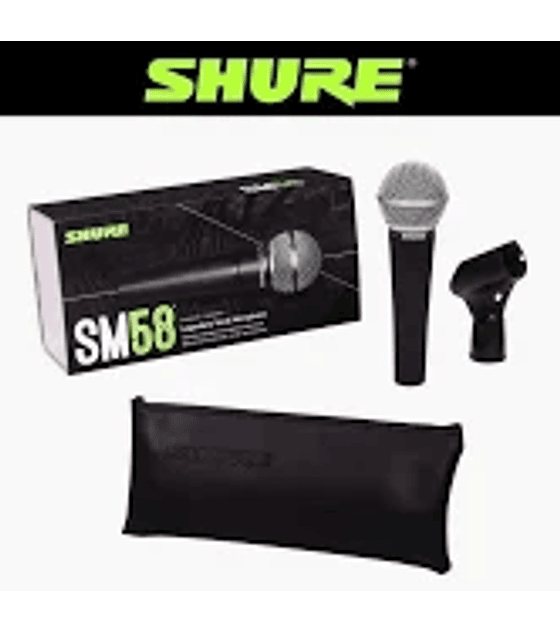 MICRÓFONO VOCAL SHURE DINÁMICO SM58-LC 