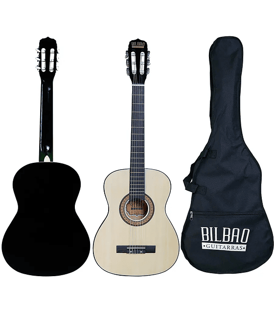 ﻿Guitarra Clásica 3/4 Bilbao BIL-34-NT + Funda