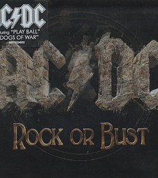 AC/DC -- ROCK OR BUST -- LENTICULAR  CD 