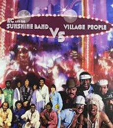  KC AND THE SUNSHINE BAND VS VILLAGE PEOPLE    VINILO 