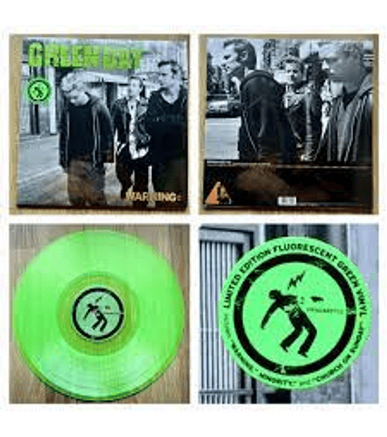 GREEN DAY:------------------------- WARNING--------------- (COLORED VINYL, GREEN)