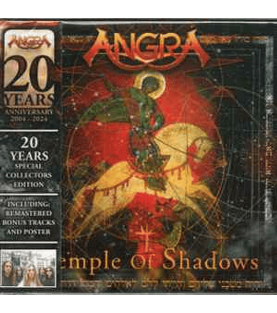 ANGRA – TEMPLE OF SHADOWS 20TH ANNIVERSARY---CD