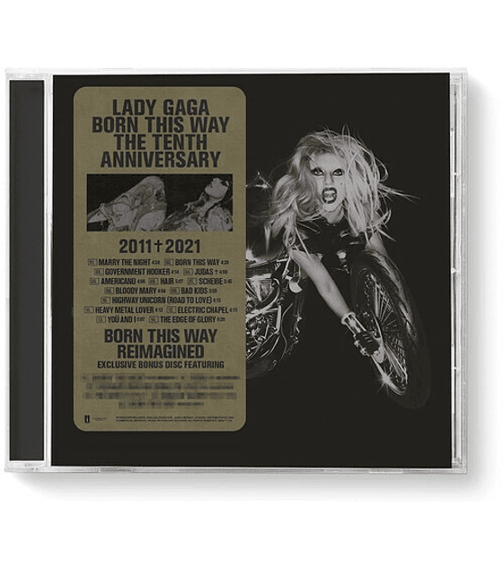  LADY GAGA -- BORN THIS WAY THE TENTH ANNIVERSARY - CD