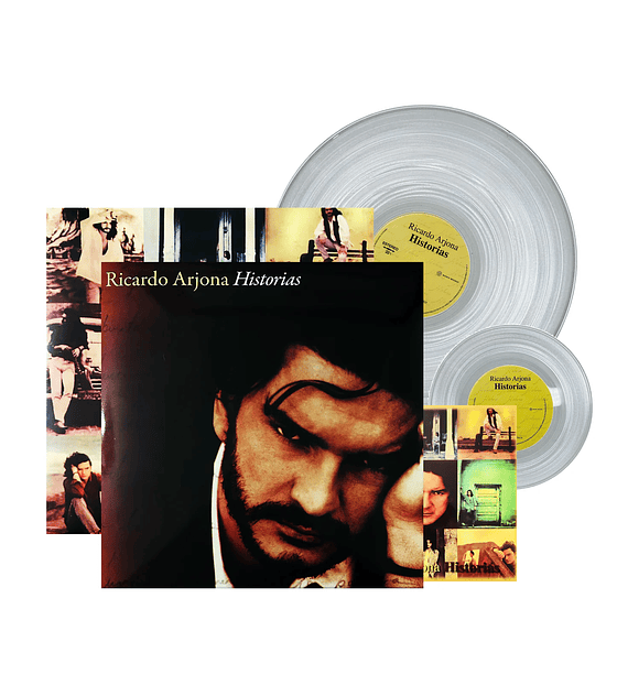 RICARDO ARJONA - HISTORIAS (CLEAR VINYL) (INC. VINILO 7" CLEAR) | VINILO