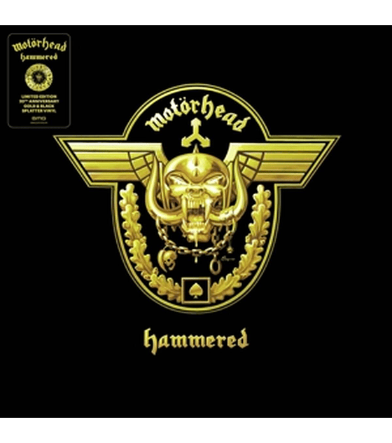 MOTORHEAD - HAMMERED (20TH ANNIVERSARY) - VINILO