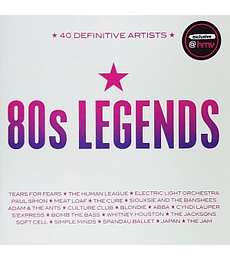 80S LEGENDS --  (40 DEFINITIVE ARTISTS VARIOS) - 2 CDS