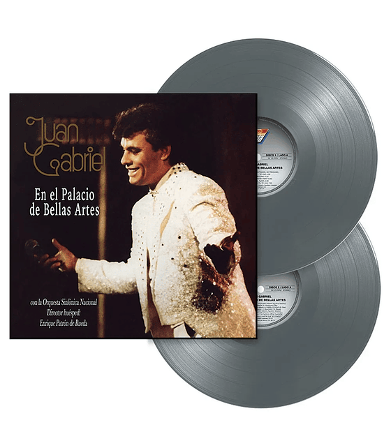 JUAN GABRIEL - EN EL PALACIO DE BELLAS ARTES -- 2 VINILOS