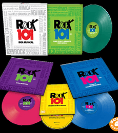 ROCK 101 - IDEA MUSICAL - VVAA --- 3 VINILOS + DVD