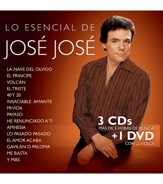  JOSE JOSE -- LO ESENCIAL -- 3 CDs + DVD