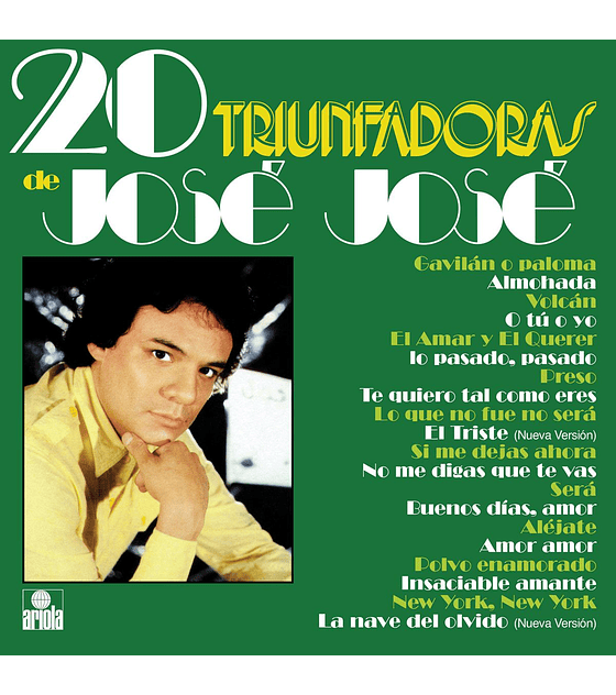 JOSE JOSE - 20 TRIUNFADORAS --  CD