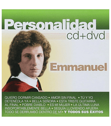 EMMANUEL - PERSONALIDAD GRANDES EXITOS -- CD+DVD
