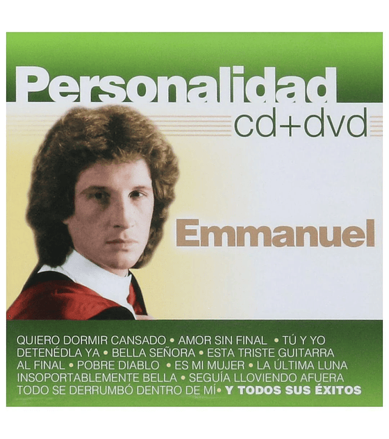 EMMANUEL - PERSONALIDAD GRANDES EXITOS -- CD+DVD