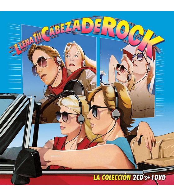 LLENA TU CABEZA DE ROCK - VARIOS ARTISTAS - 2 CD + DVD