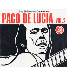 PACO DE LUCIA - SUS 50 MEJORES CANCIONES 2 -- 3 CDs