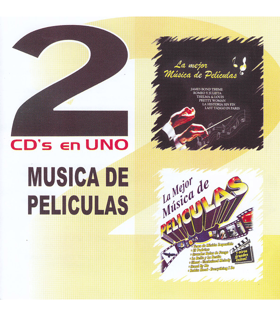 2 CD'S EN UNO -- MÚSICA DE PELÍCULAS --1 CD