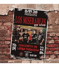 LOS MISERABLES - BAR 38: EN VIVO - CD