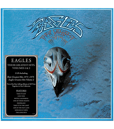 EAGLES - THEIR GREATEST HITS VOLUMES 1 Y 2 (BOX SET)  --  2  VINILOS